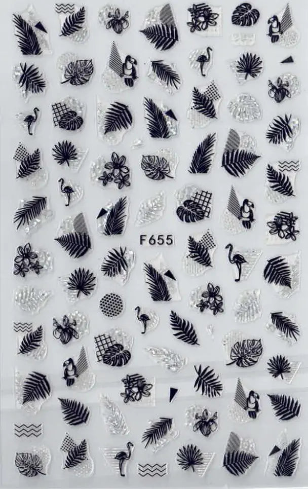 Planche Stickers Autocollant Plante OCIBEL