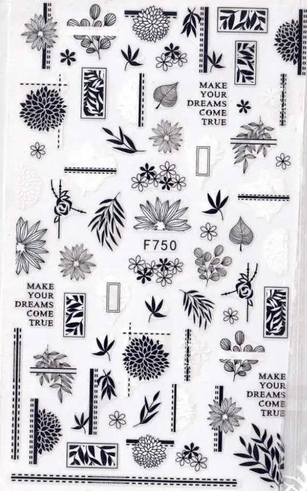 Planche Stickers Autocollant Plante OCIBEL