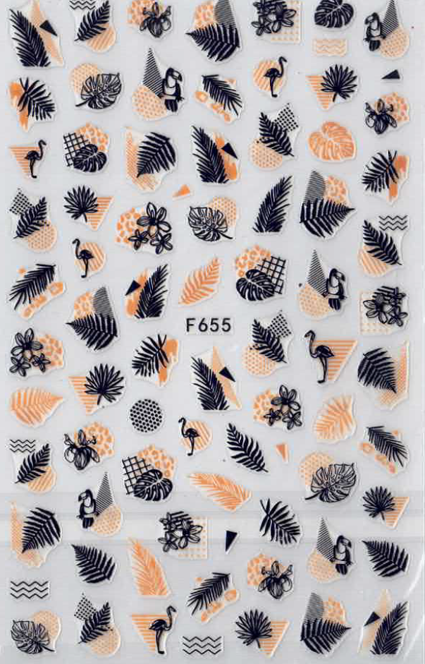 Planche Stickers Autocollant Plante OCIBEL