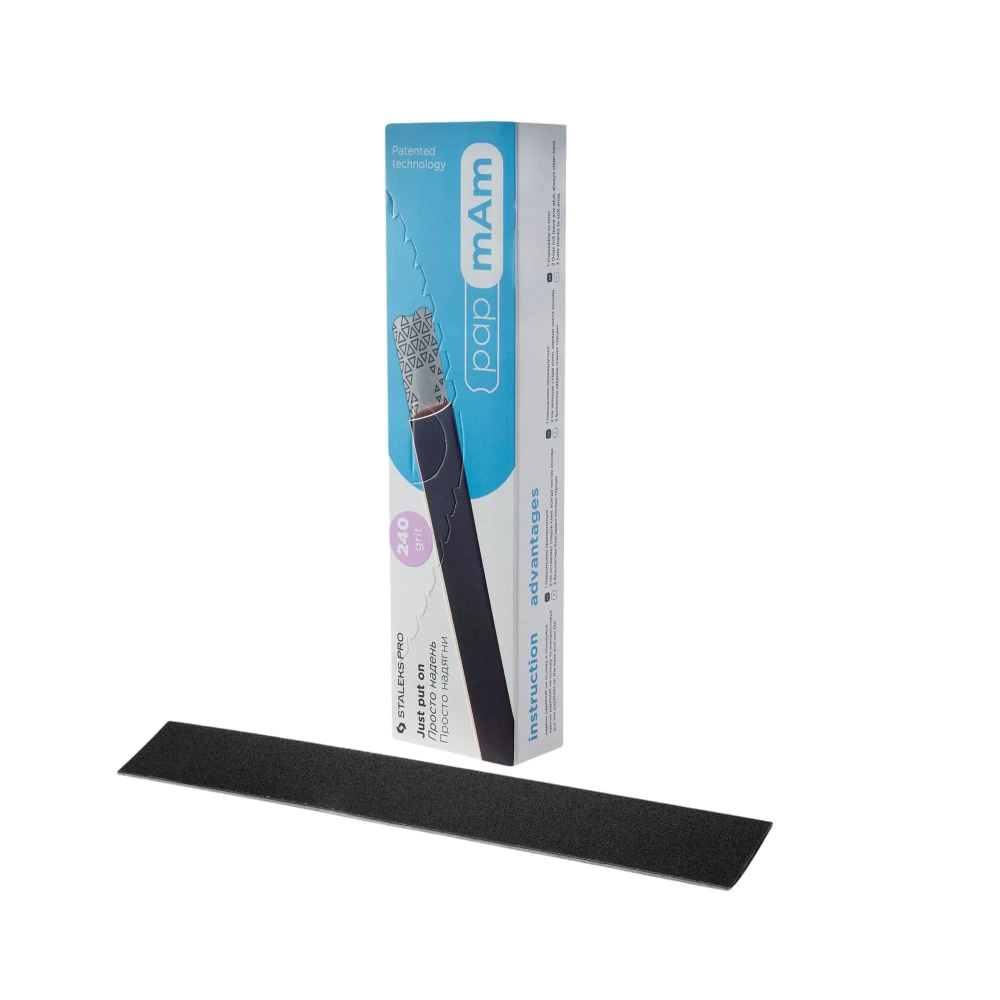 Recharge Papmam pour Lime Droite Staleks Pro Expert 20 - Grain 240 - 50 pièces OCIBEL