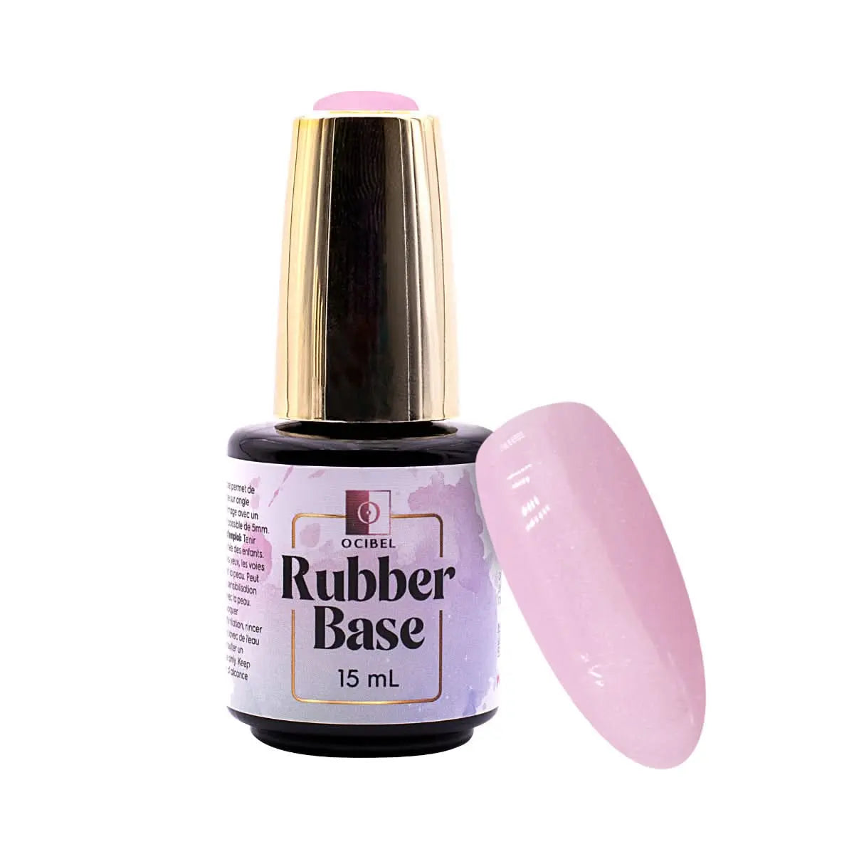 Rubber Base - Gummy Base UV / LED Nude 01 Sans HEMA / DI-HEMA - 15 ml OCIBEL