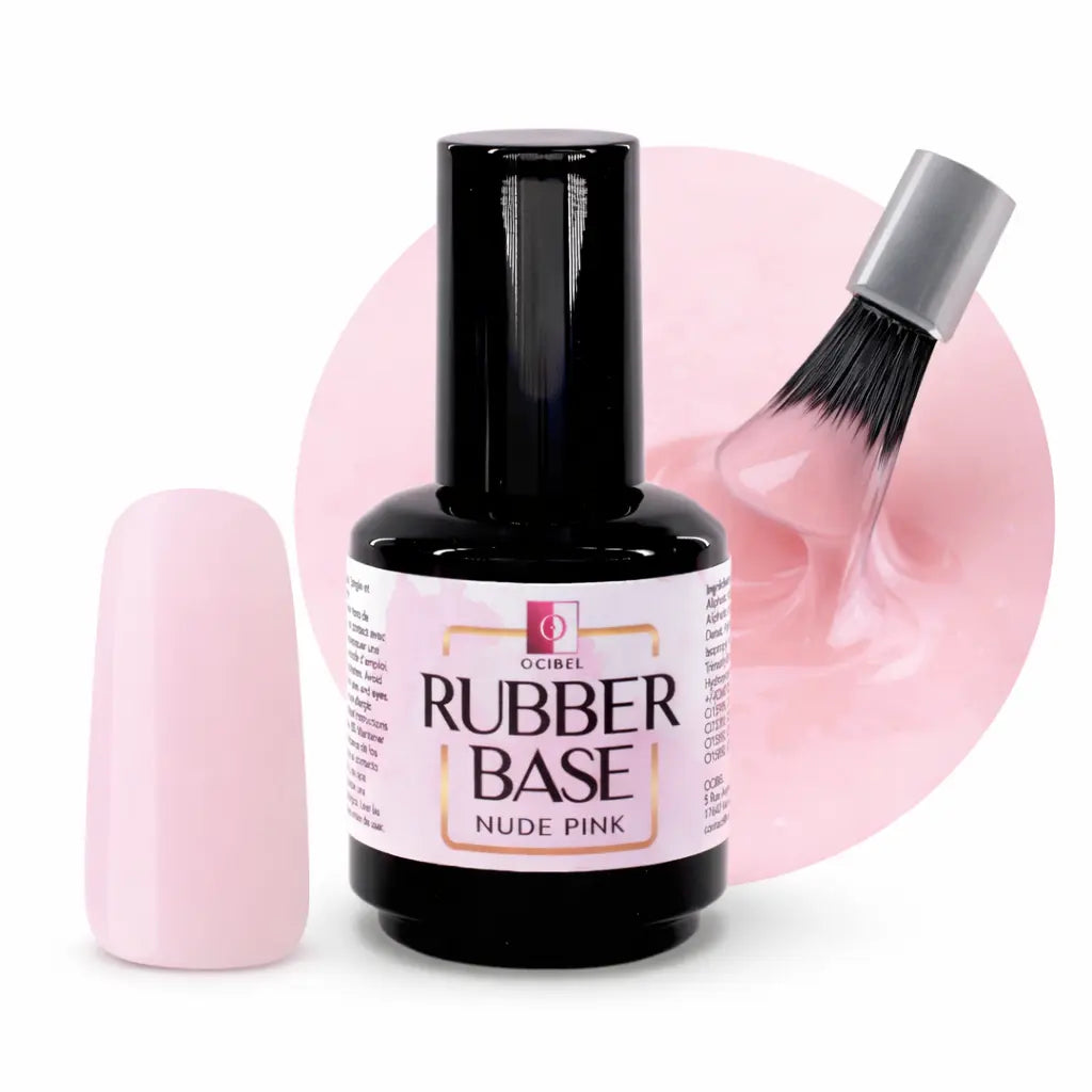 Rubber Base - Gummy Base UV / LED Nude Pink Sans HEMA / DI-HEMA - 15 ml OCIBEL
