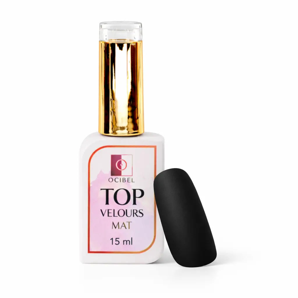 Top Coat Velours Mat Effet Doux et Uniforme 15 ml OCIBEL
