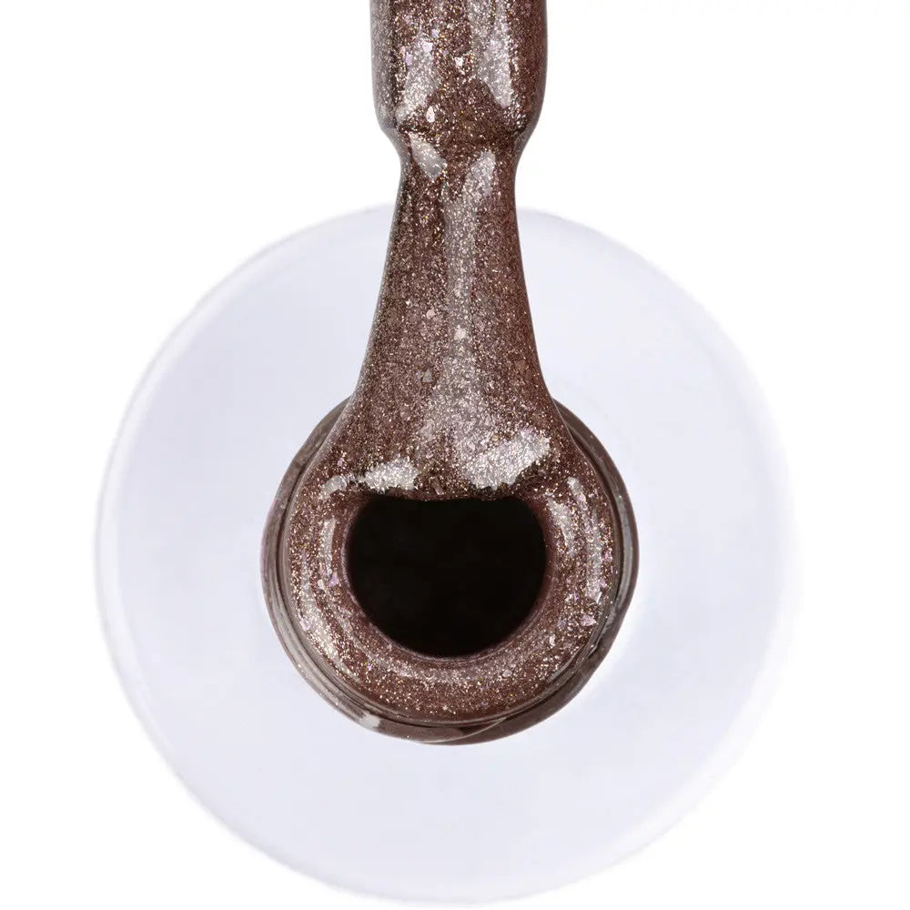 Vernis Semi Permanent UV / LED - Browns Rose Glitter 6g OCIBEL