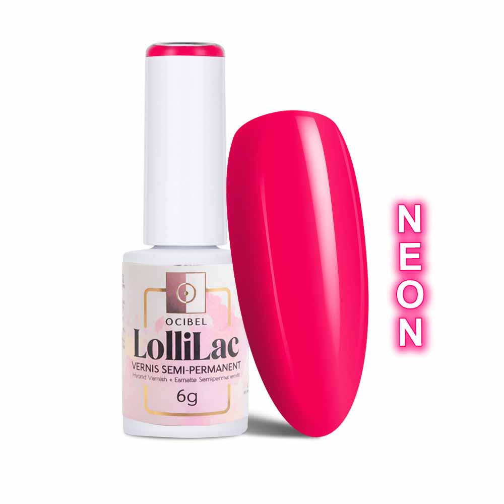 Vernis Semi Permanent UV / LED - Neon Fuchsia 6g OCIBEL