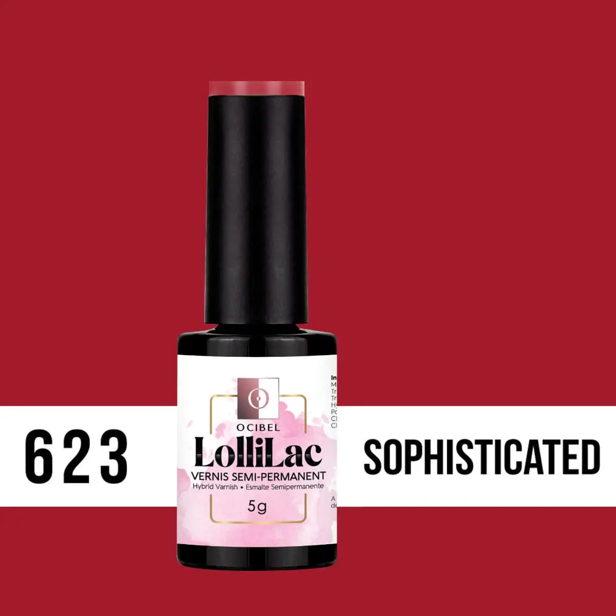 Vernis Semi Permanent UV / LED - Noël Addict N°623 OCIBEL