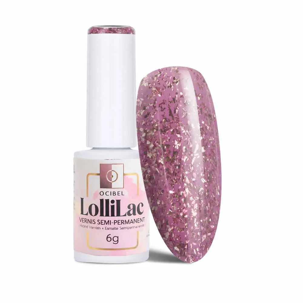 Vernis Semi Permanent UV / LED - Pinks Electric Glitter 6g OCIBEL