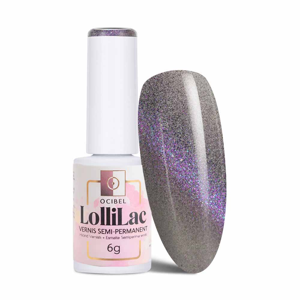 Vernis Semi Permanent UV / LED - Silver Dust Cat Eye 6g OCIBEL